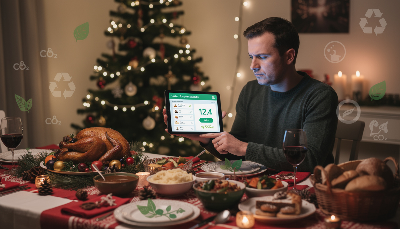 Ecco come calcolare l’impronta di carbonio della tua cena di Natale