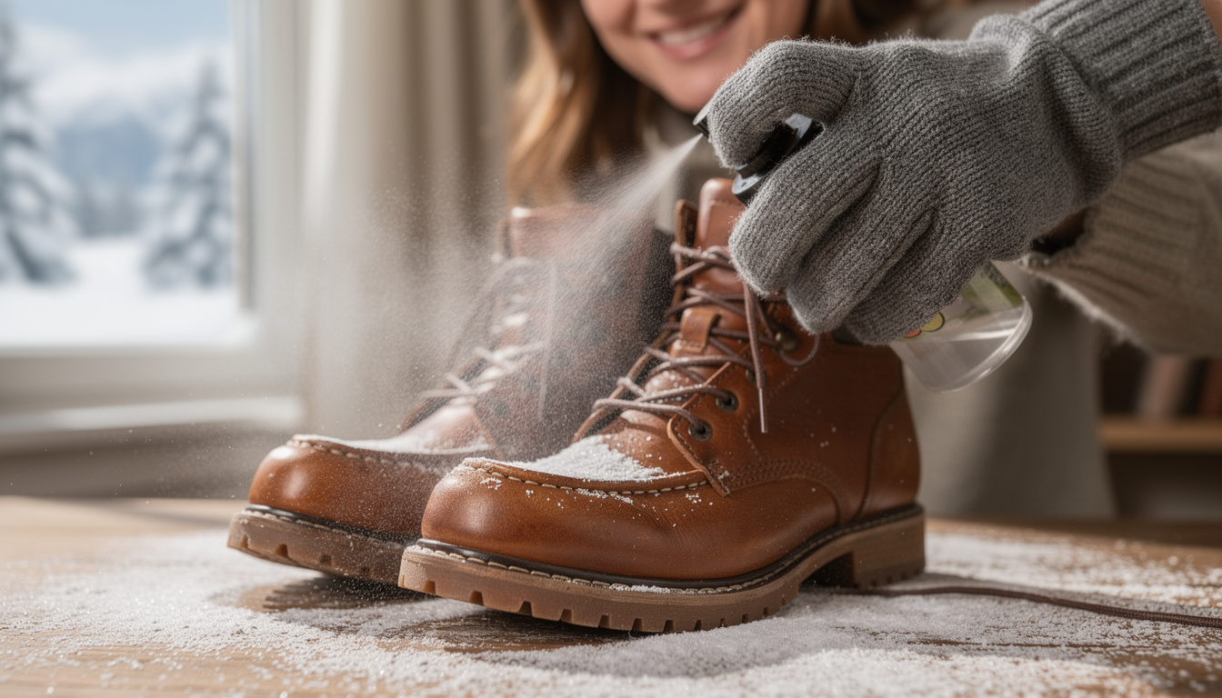 scopri come rendere impermeabili le tue scarpe invernali rapidamente e facilmente, proteggendole da pioggia e neve in pochi minuti.