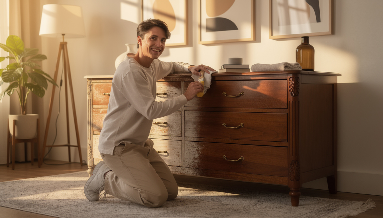 Il trucco per far sembrare i tuoi vecchi mobili di valore in un attimo