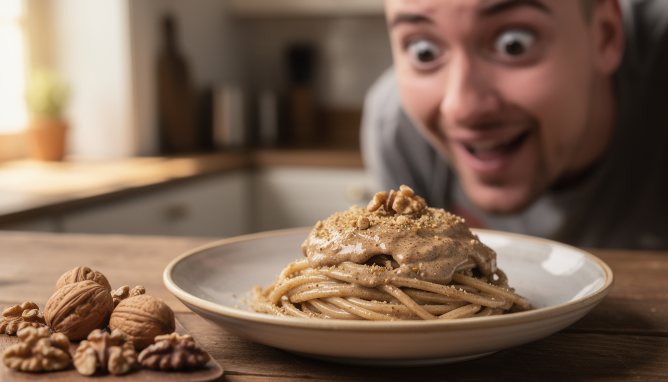 La salsa di noci che ti svolta la pasta: devi usare solo questo tipo di noce