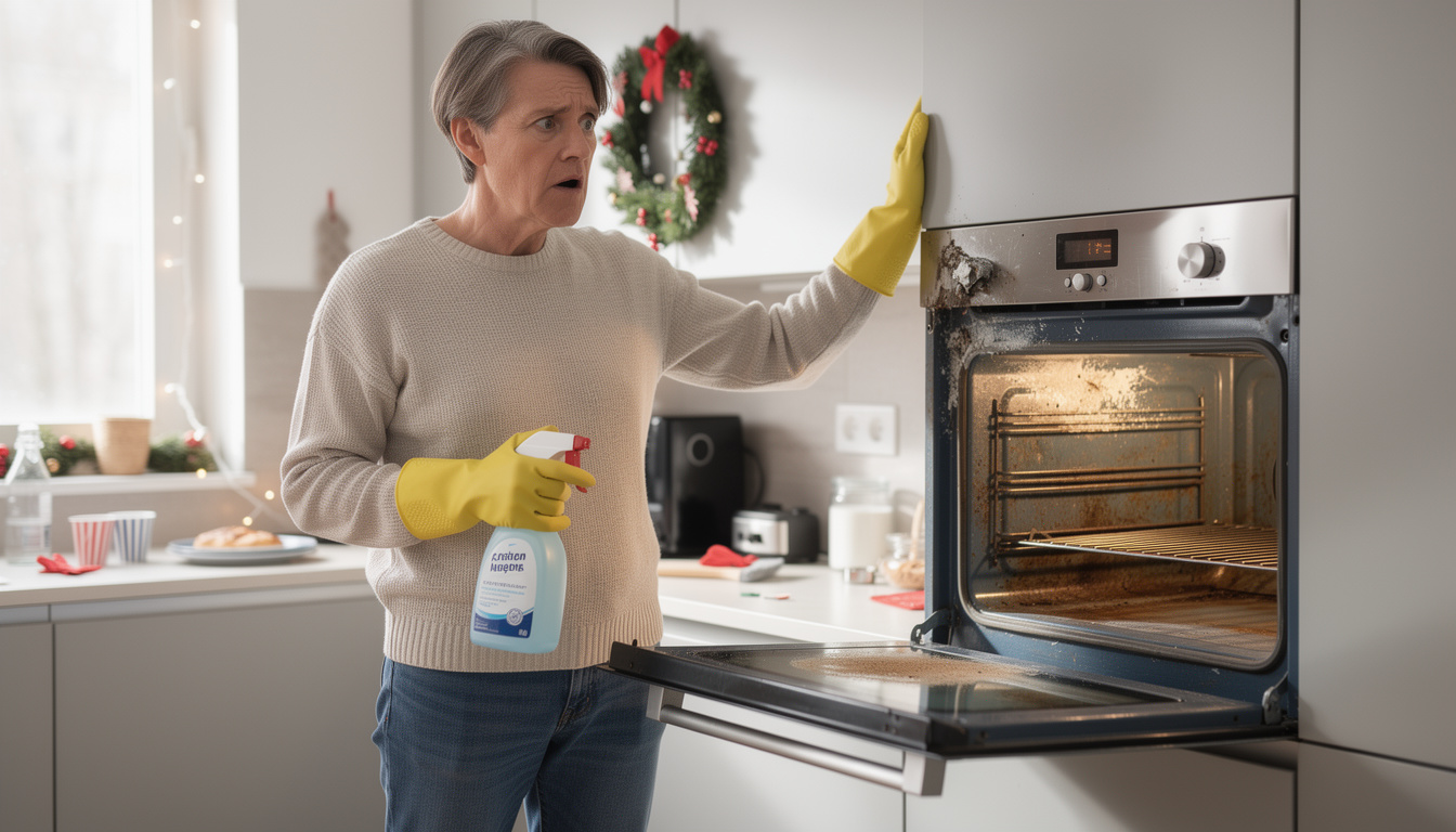L’errore da 1.000 euro che commetti pulendo il forno dopo le feste