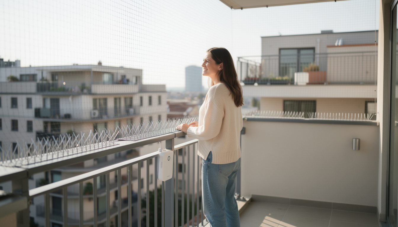 L’unico modo per tenere lontani i piccioni dal tuo balcone per sempre