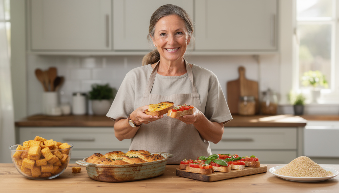 Questi sono i 4 modi geniali per riutilizzare il pane vecchio in cucina