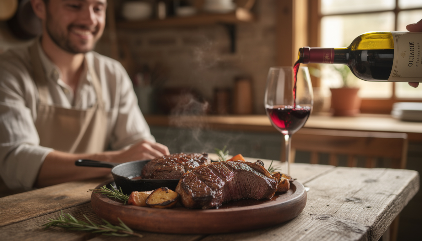 Se ami il vino rosso, devi sapere in quali ricette di carne è indispensabile
