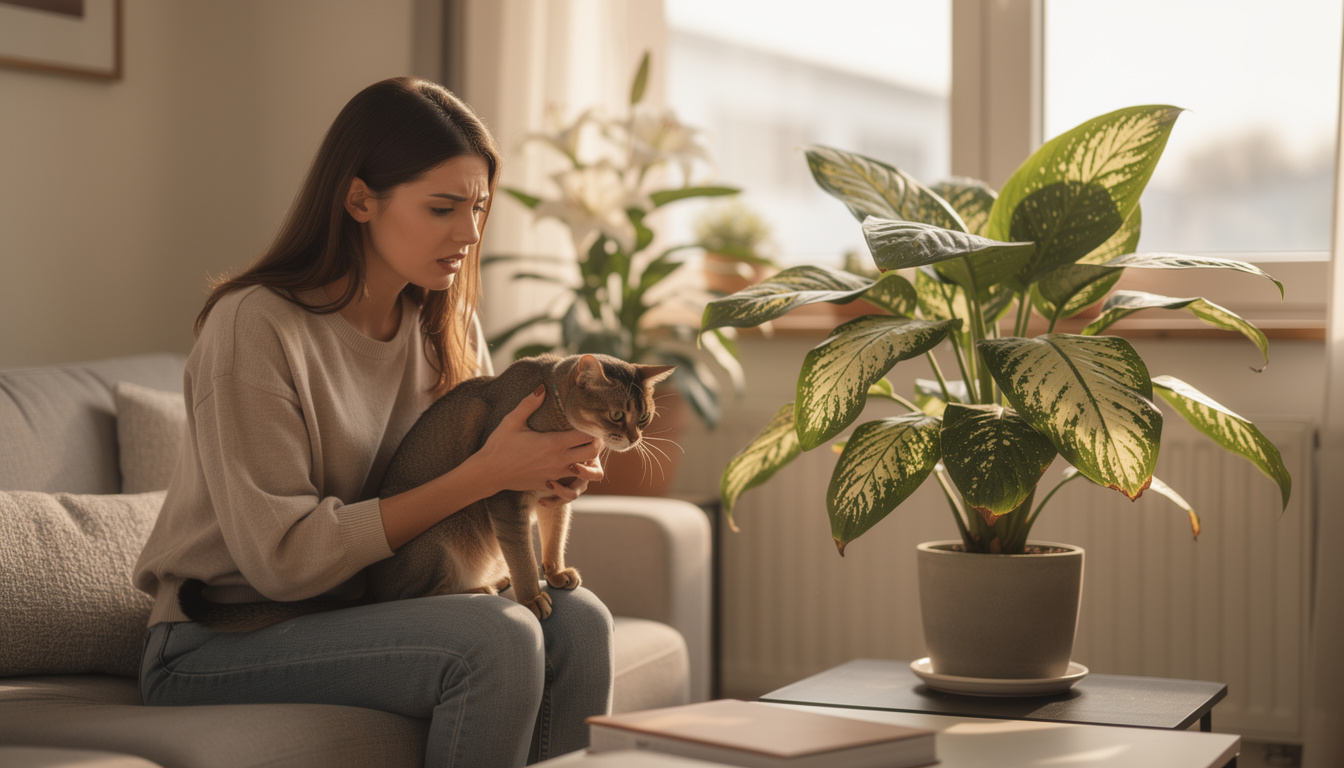Se hai un gatto, non devi mai mettere questo tipo di pianta in casa