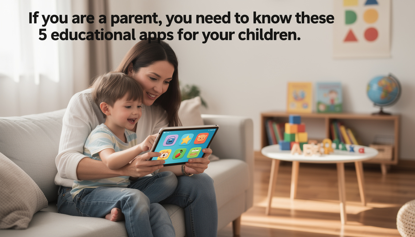 Se sei un genitore, devi conoscere queste 5 app educative per i tuoi figli
